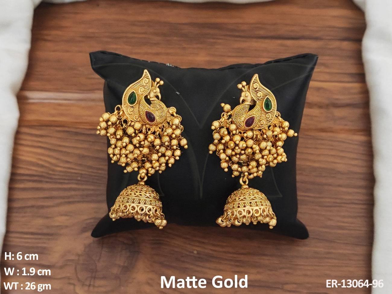 ER-13064-96-RUBY GREEN GOLD