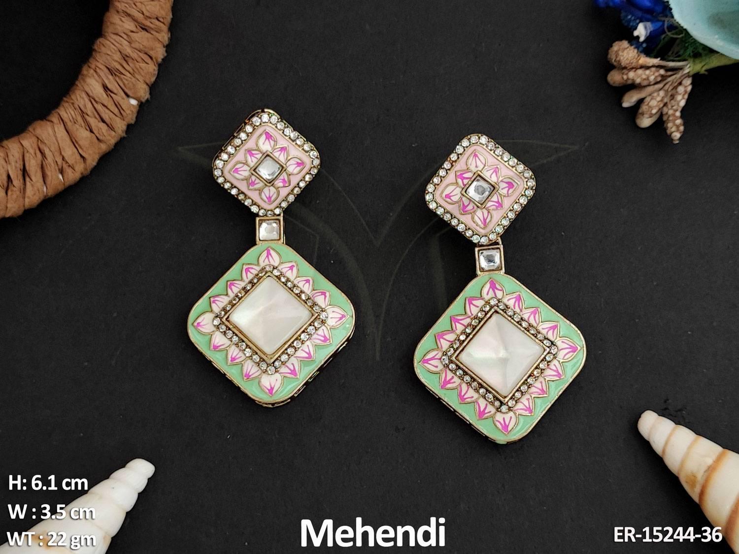 ER-15244-36-Mint Green Pink