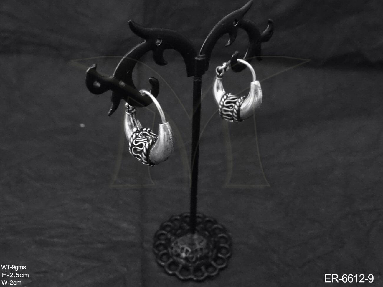 ER-6612-9-OXCID SILVER