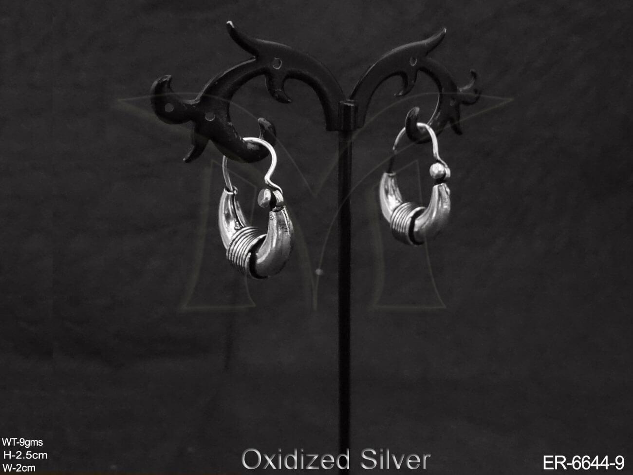 ER-6644-9-OXCID SILVER