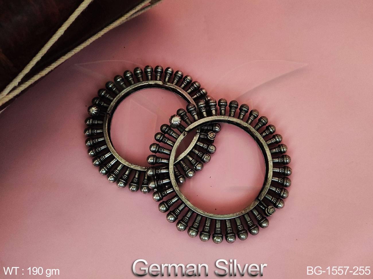 BG-1557-255-GERMAN SILVER/2 X 6