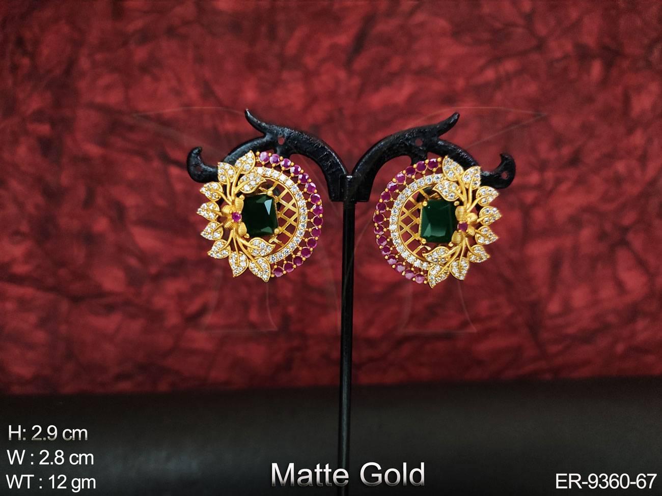 ER-9360-67-GREEN RUBY WHITE