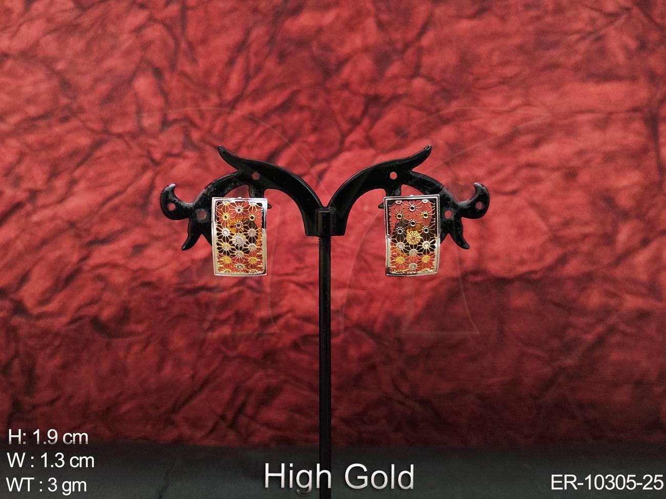 ER-10305-25-GOLD SILVER