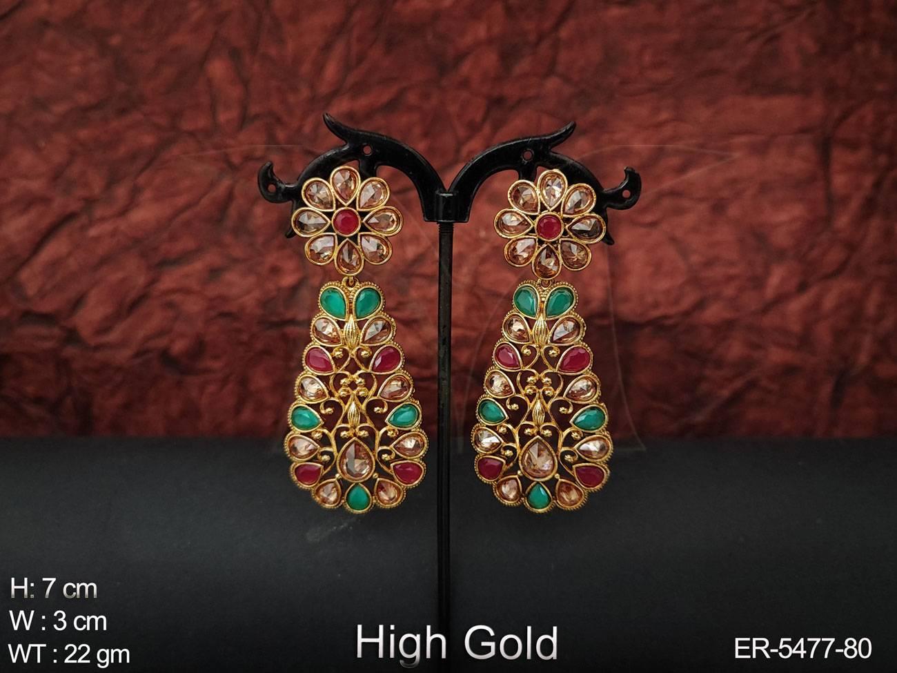 ER-5477-80-TRANSPERENT YELLOW RUBY GREEN