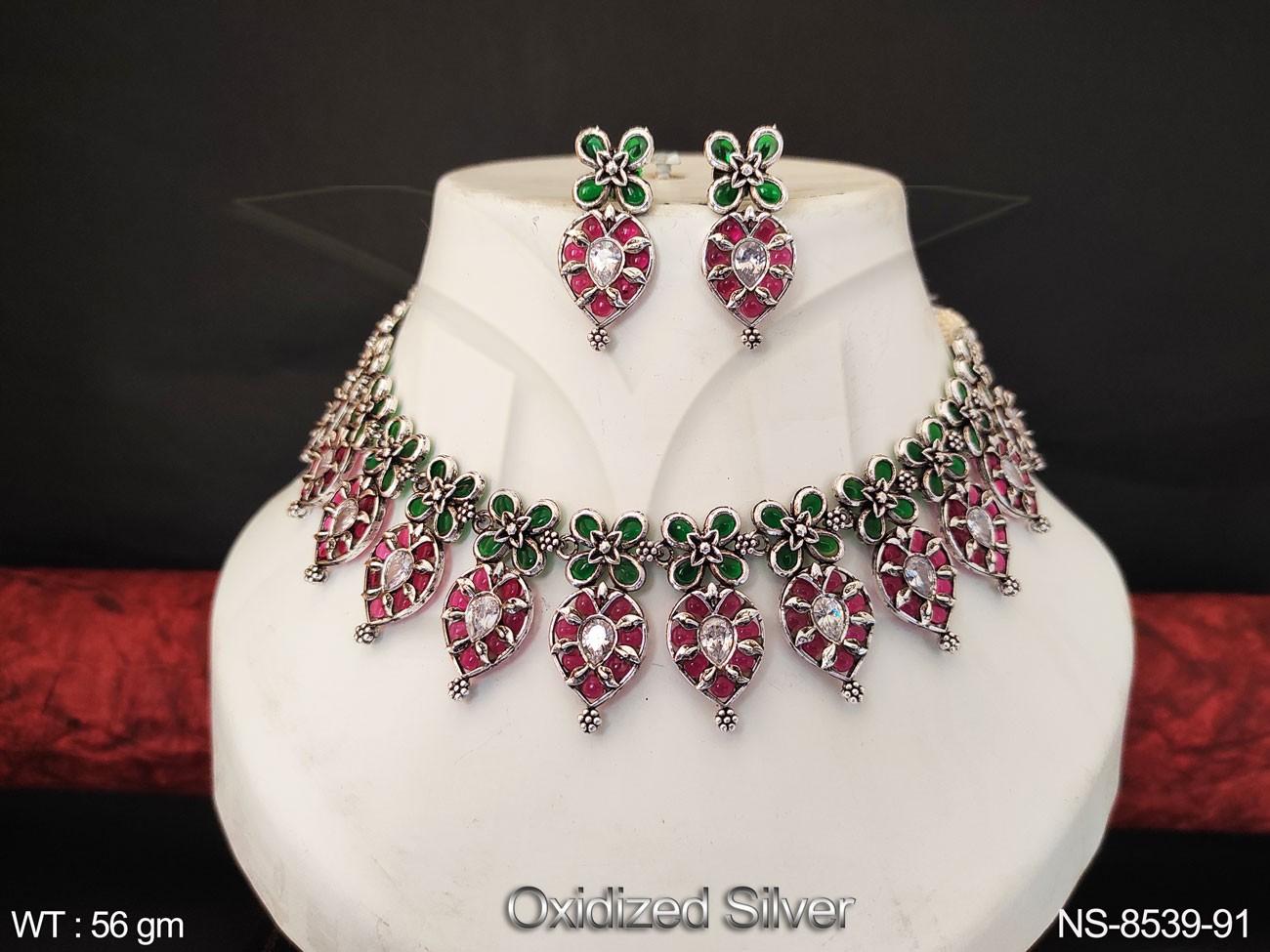 Details about  / Discover India’s Handcraft Heritage Gold Lakh Necklace /& Earrings