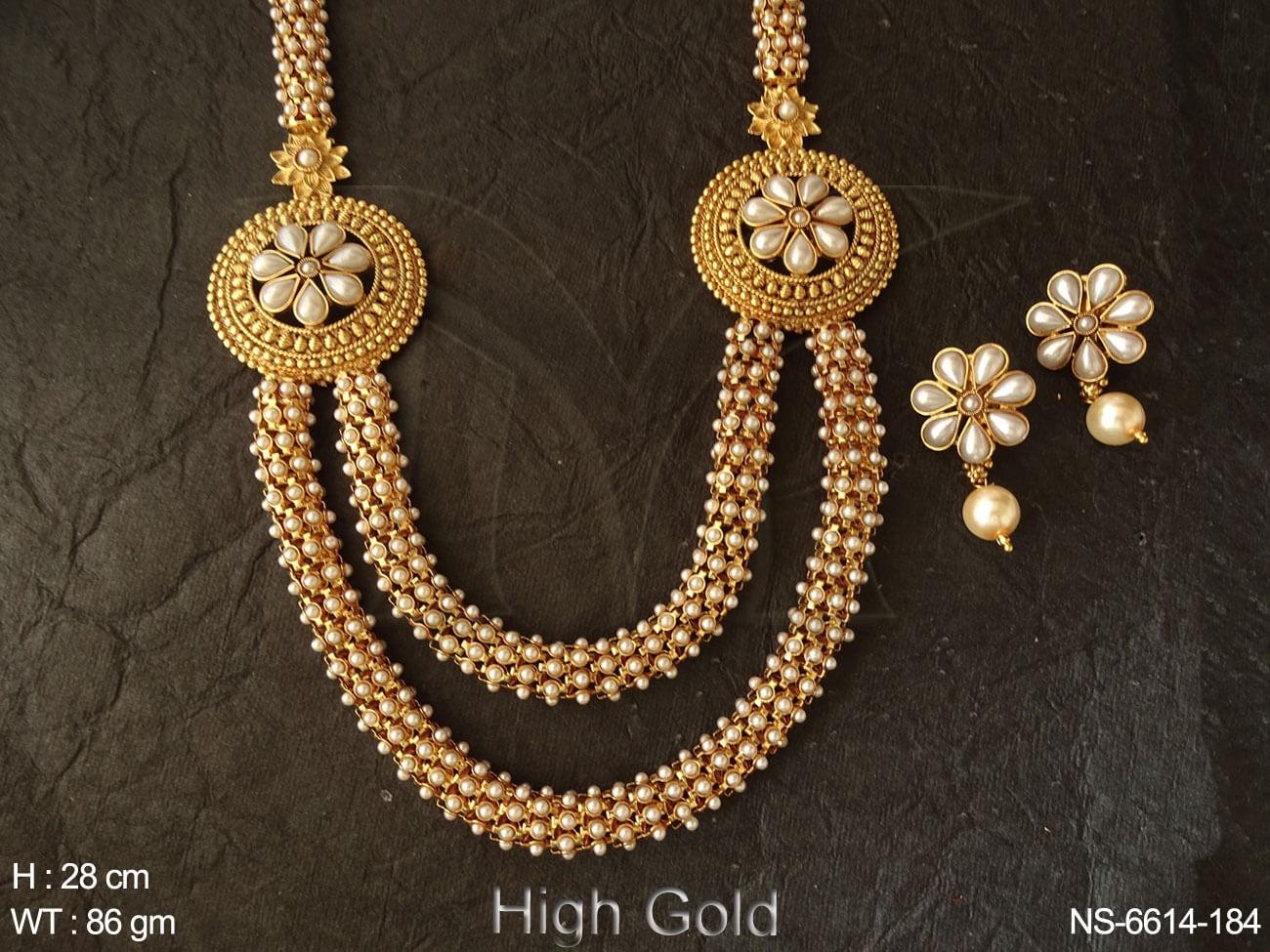 Multiple colouring moti polki necklace set, NECKLACE SETS, NECKLACE SETS