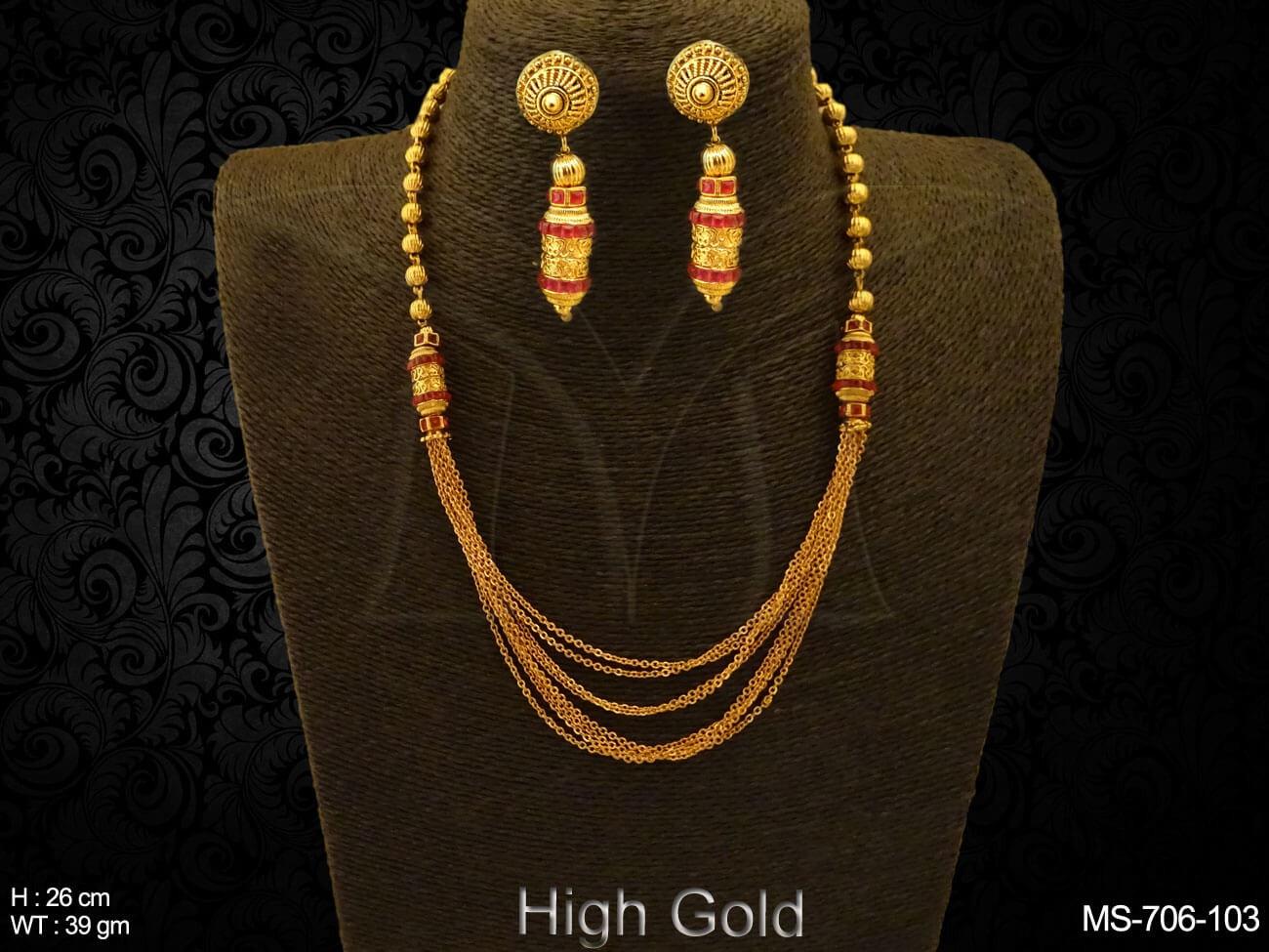 Multi Chain Style Delicate Mala Set Designer Jewellery Beaded Malas