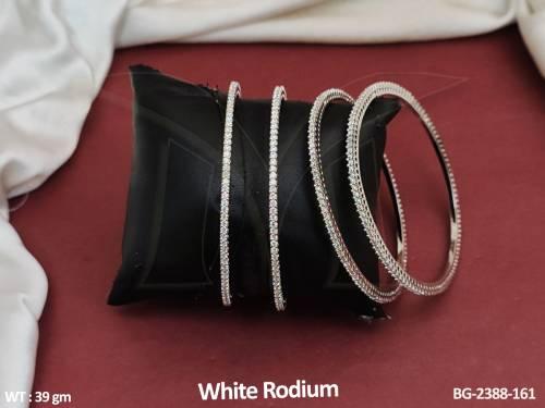 full-stone-white-rodium-polish-designer-wear-cz-ad-bangles-set-of-4