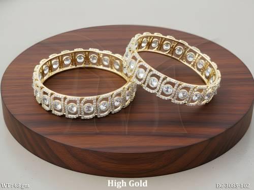 american-diamond-gold-finish-designer-bangles-for-women