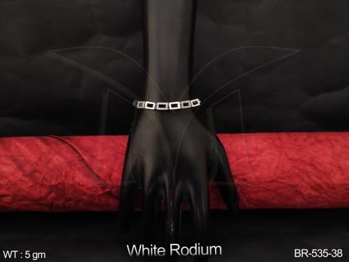 cz-ad-jewelry-white-rodium-polish-fancy-design-beautiful-party-wear-&-gift-type-artificial-jewelry-cz-ad-bracelets-