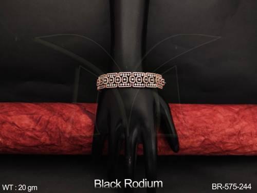 designer-fancy-style-cz-ad-stones-black-rodium-american-diamond-bracelet