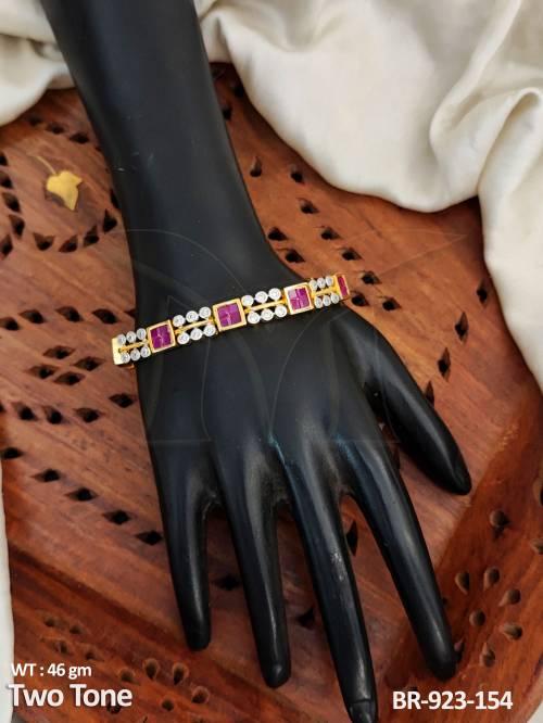 beautiful-two-tone-polish-full-stone-party-wear-bracelets-