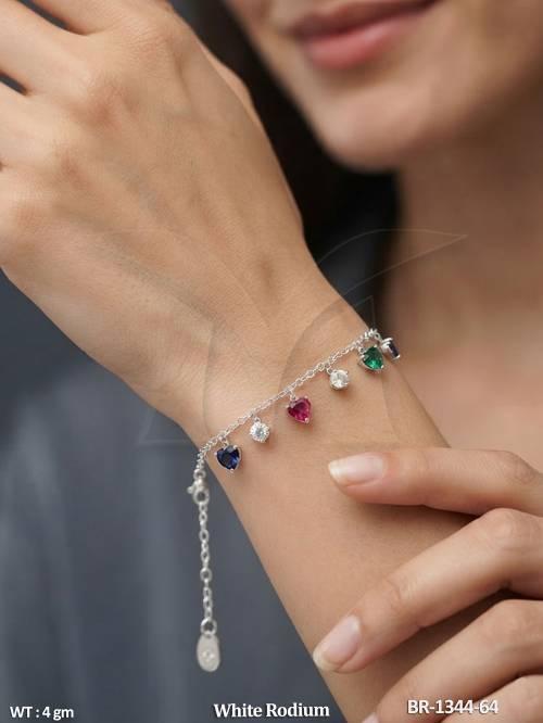 Elegant Multicolor Stone Bracelet for Women