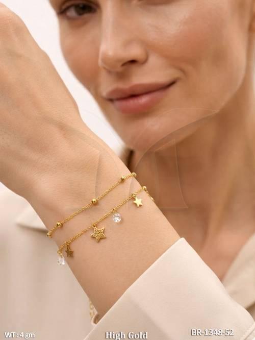 Beautiful High Gold  Charm Bracelet