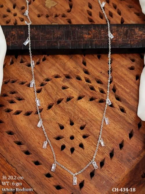 stylish-two-tone-american-diamond-chain-for-women-ideal-for-casual-wear,-gifting,-and-elegant-layering