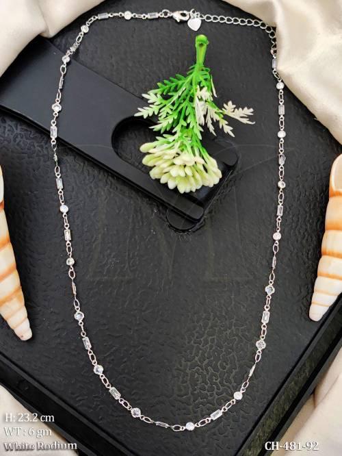 stylish-white-rodium-ad-stone-studded-necklace-chain