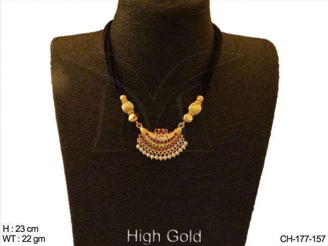 Pendulam Style Mangalsutra AD Chain