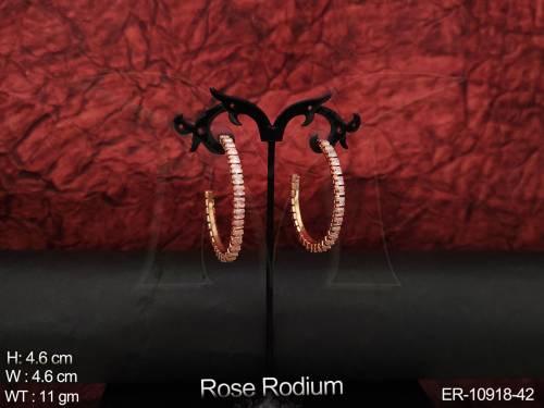cz-ad-jewelry-rose-rodium-polish-fancy-beautiful-design-party-wear-cz-ad-round-shape-earrings-