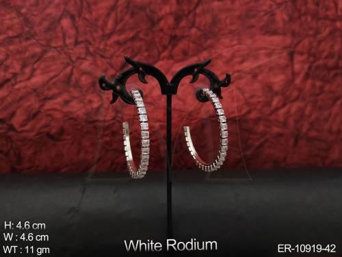 cz-ad-jewelry-white-rodium-polish-fancy-beautiful-design-party-wear-cz-ad-round-shape-earrings-