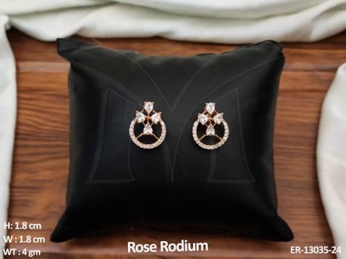 full-stone-rose-rodium-polish-oval-shape-stone-cz-ad-tops-studs-earrings