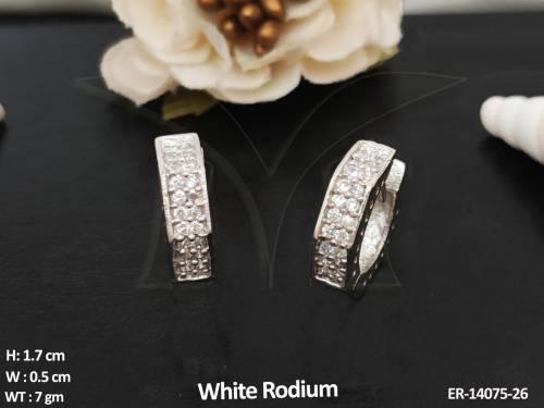 white-rodium-polish-full-stone-party-wear-accessories-women-ad-tops-studs-earrings