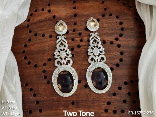 cz-stone-two-tone-polish-fancy-style-earrings-