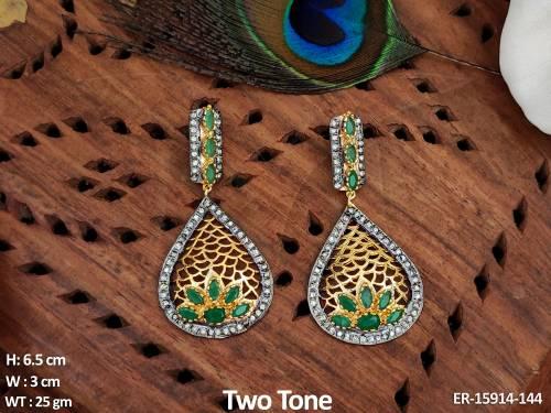 designer-cz-full-stone-two-tone-polish-fancy-style-earrings-
