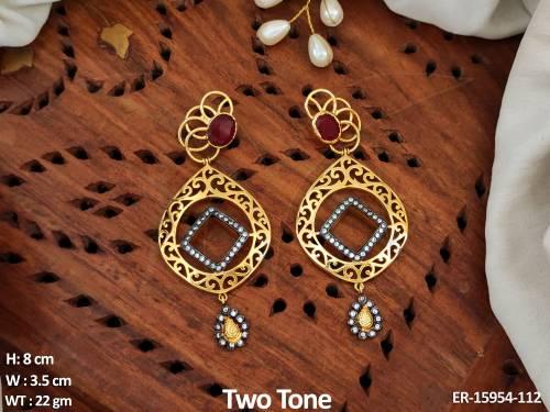american-diamond-two-tone-polish-fancy-earrings-