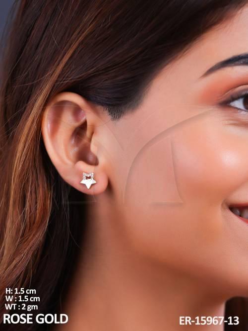 full-stone-ad-cz-rose-gold-polish-fancy-style-earrings-