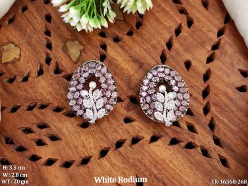 beautiful-white-rodium-polish-party-wear-earrings-