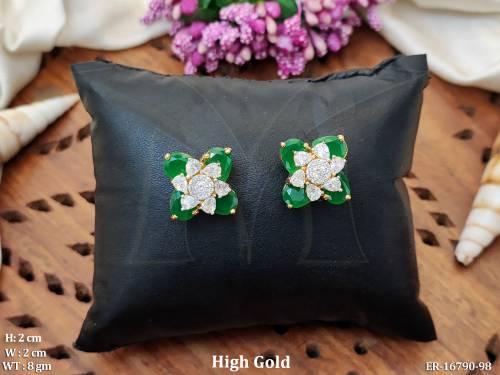 beautiful-designer-high-gold-polish-party-wear-earrings-
