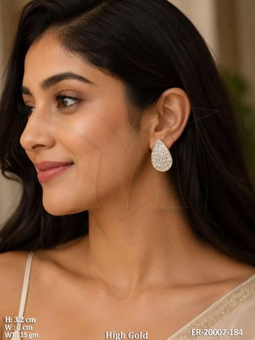 american-diamond-teardrop-earrings-high-gold-polish