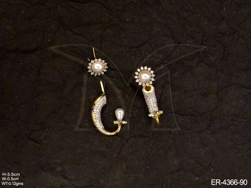 arc style moti ad earrings detail