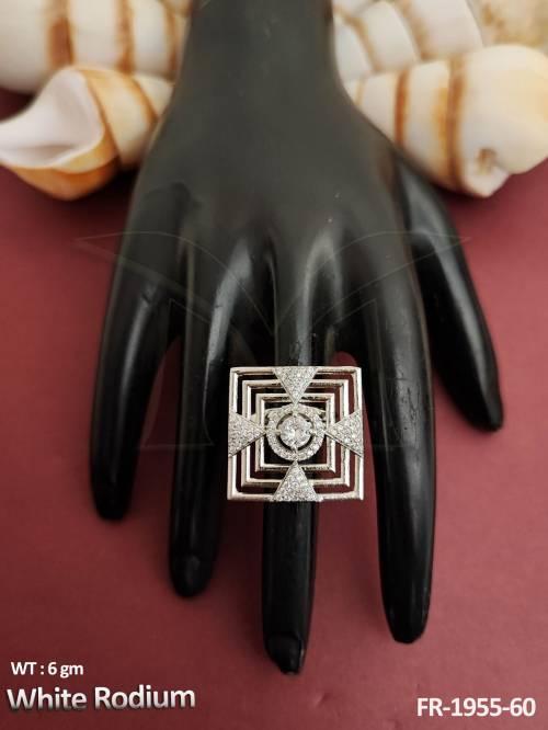 party-wear-accessories-women-white-rodium-polish-fancy-style-ad-finger-ring