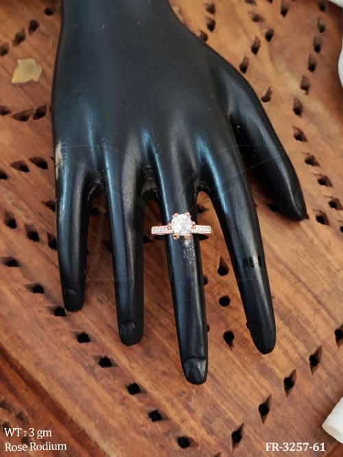classic-american-diamond-finger-ring-rose-rodium-polish-perfect-for-every-occasion