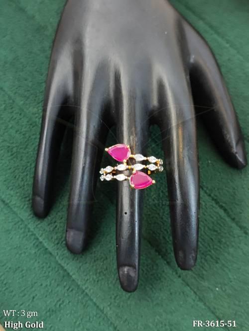 Fancy Designer Party Wear Ring Stylish Adjustable Ring