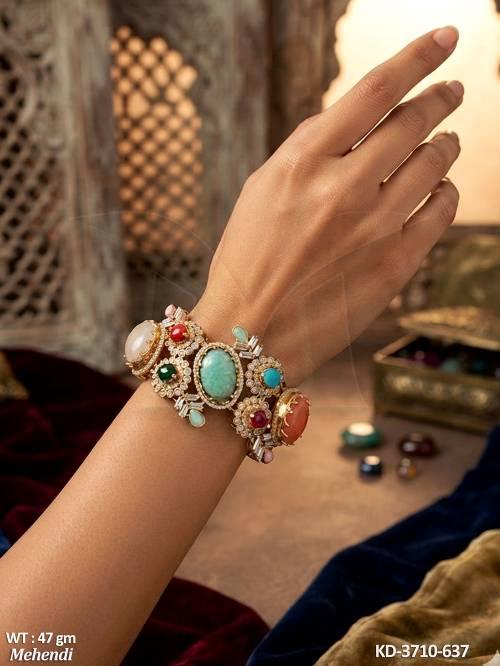 designer-multicolor-stone-cuff-kada-with-ad-crystal-work