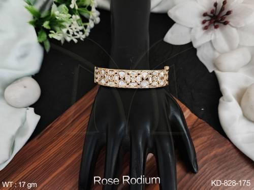 cz-ad-stones-rose-rodium-polish-fancy-style-party-wear-american-diamond-kada-