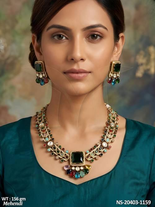 mehendi-polish-navratna-kundan-necklace-set