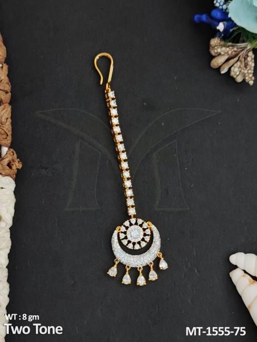 american-diamond-jewellery-beautiful-two-tone-rodium-party-wear-maang-tikka-