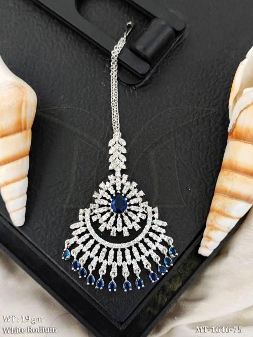 premium-american-diamond-maang-tikka-wedding-wear