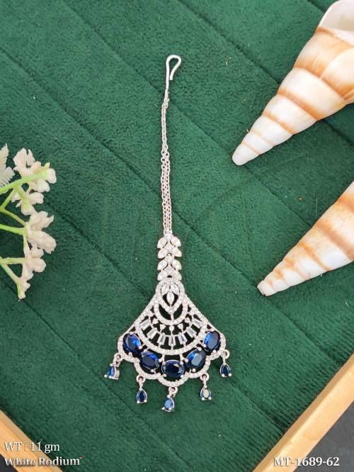 elegant-white-rhodium-stone-maang-tikka