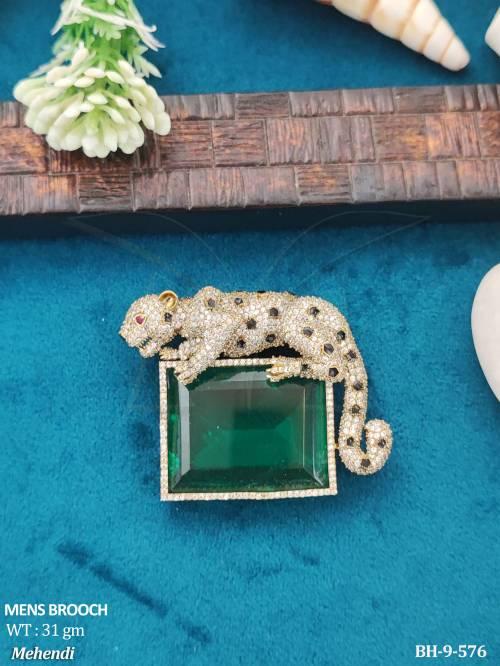 Premium Party Wear Designer Men’s Brooch Pin — BH-9-576