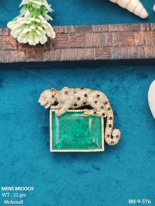 Premium Party Wear Designer Men’s Brooch Pin — BH-9-576