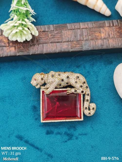 Premium Party Wear Designer Men’s Brooch Pin — BH-9-576