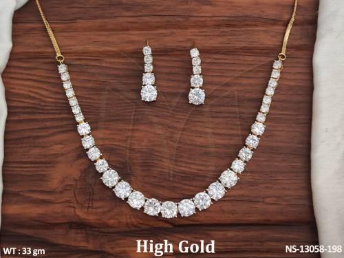 beautiful-designer-wear-high-gold-polish-party-wear-full-stones-cz-ad-short-necklace-set