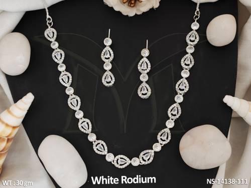 full-stone-white-rodium-polish-fancy-design-ad-short-necklace-set