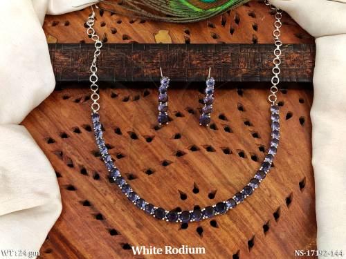 american-diamond-white-rodium-polish-necklace-set-