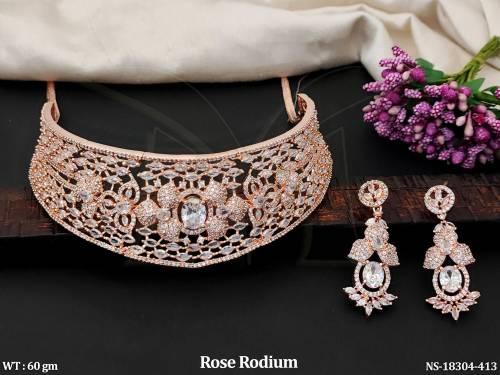 american-diamond-rose-rodium-party-wear-necklace-set-