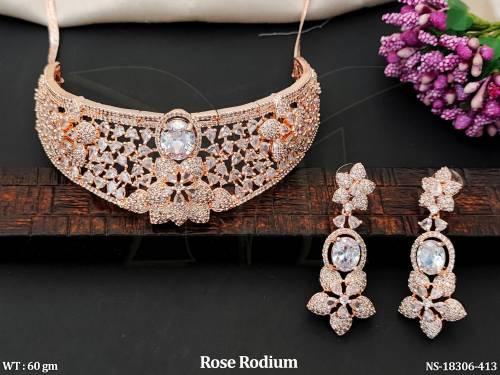 luxury-rose-rodium-american-diamond-necklace-set-